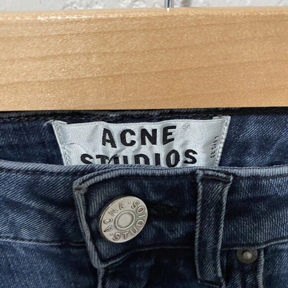 Women's ACNE STUDIOS Jeans Denim Pants Trousers Skinny Blue Skin 5 Deep 24/32 - Picture 7 of 9